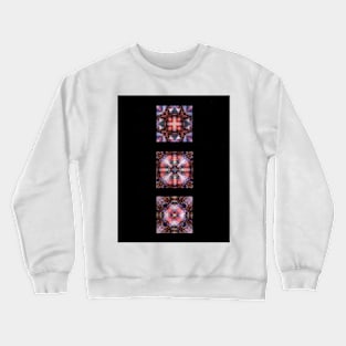 Kaleidoscopes on Black Crewneck Sweatshirt